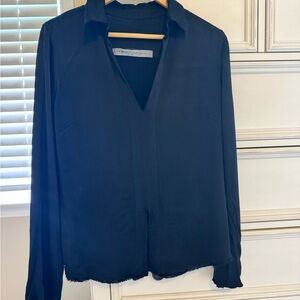 Raquel Allegra satin blouse . Size 1 fits like a 4. NWOT